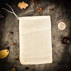 Muslin Straining Bag for Bath Crystals | Bath Crystals | Wiccan Center