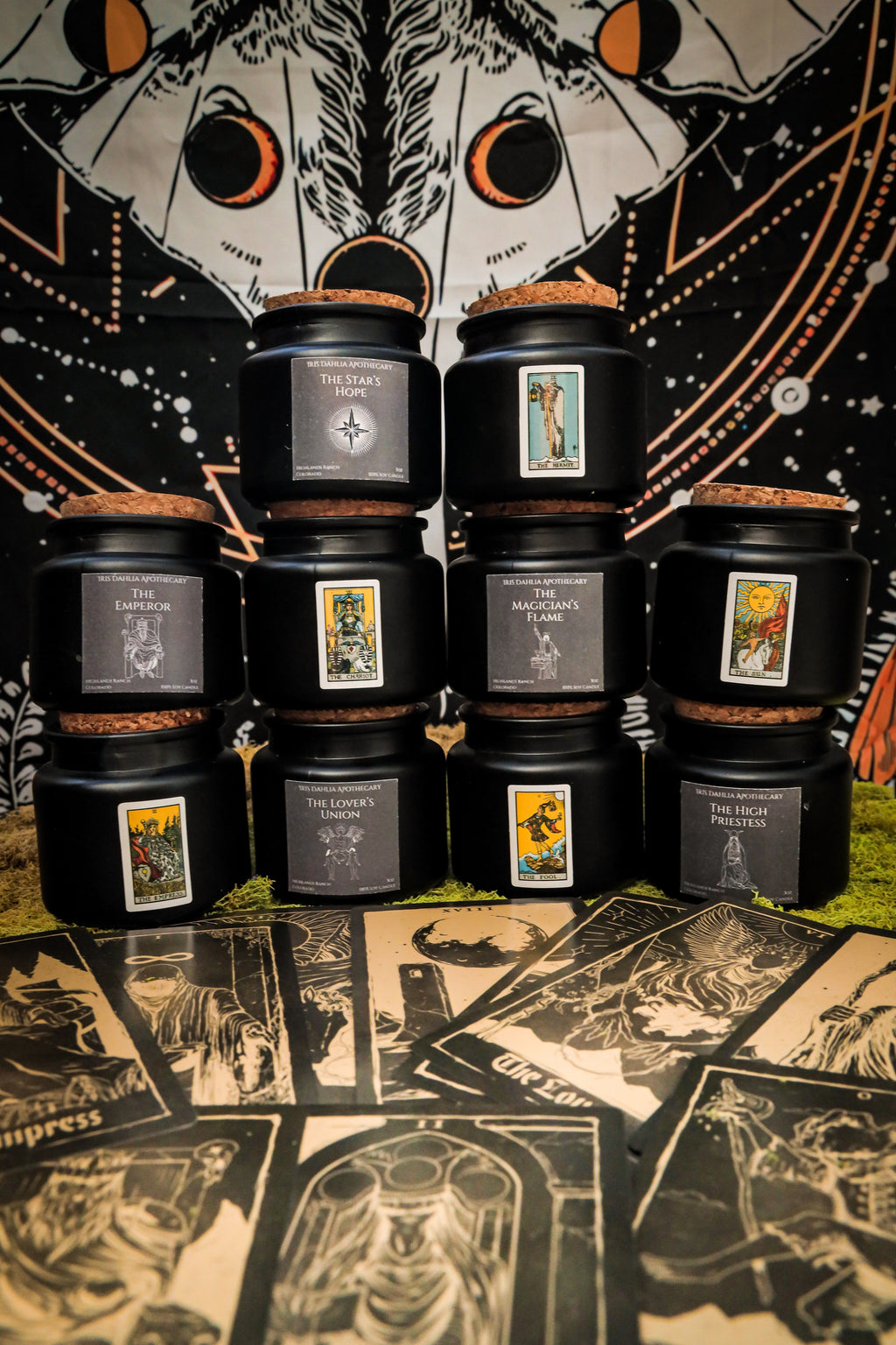 Tarot Candle Collection – Major Arcana Inspired Aromatherapy Candles