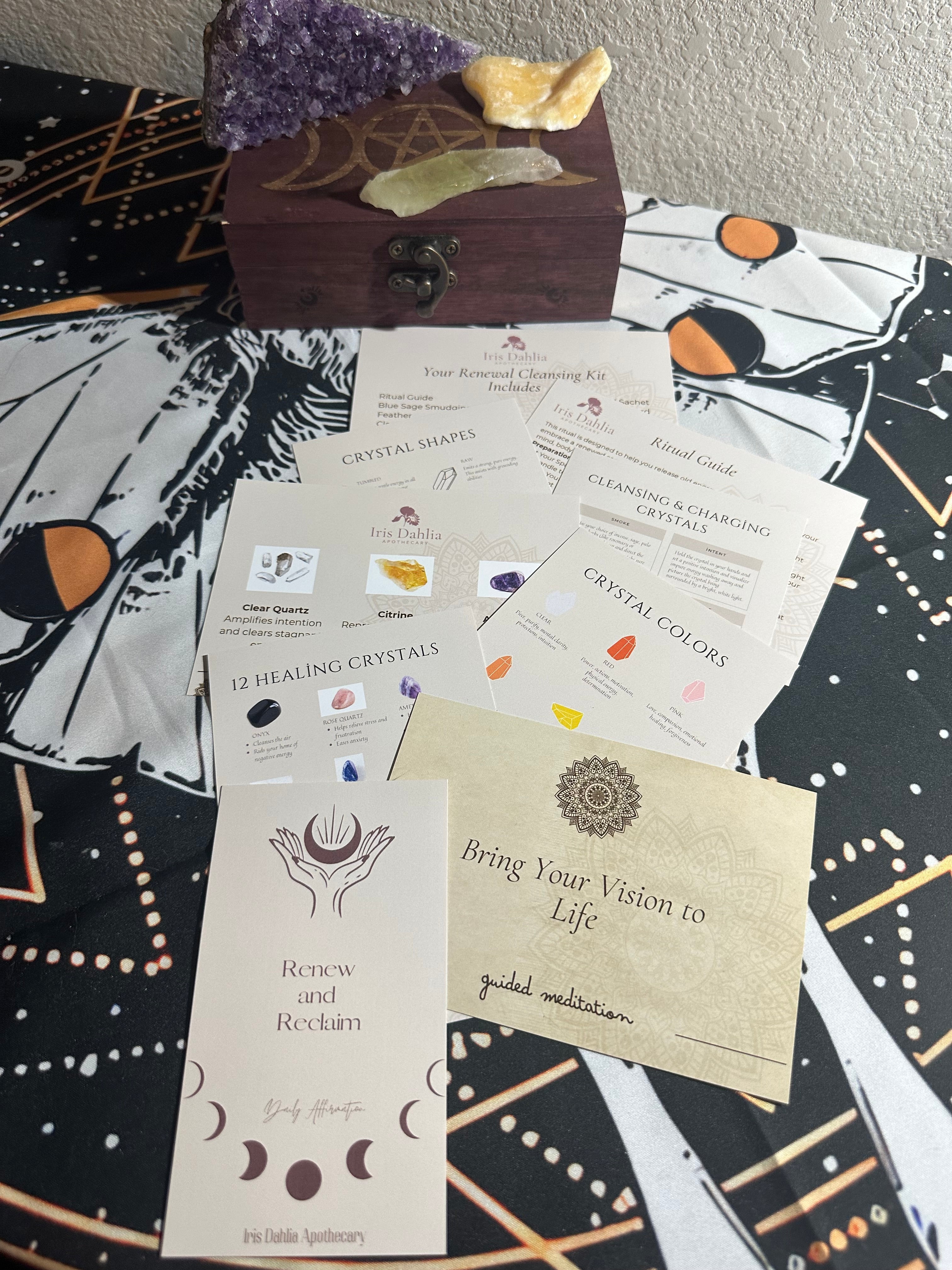 🌿 Spiritual Cleansing Kits – Choose Renewal, Grounding, or Love & Harmony