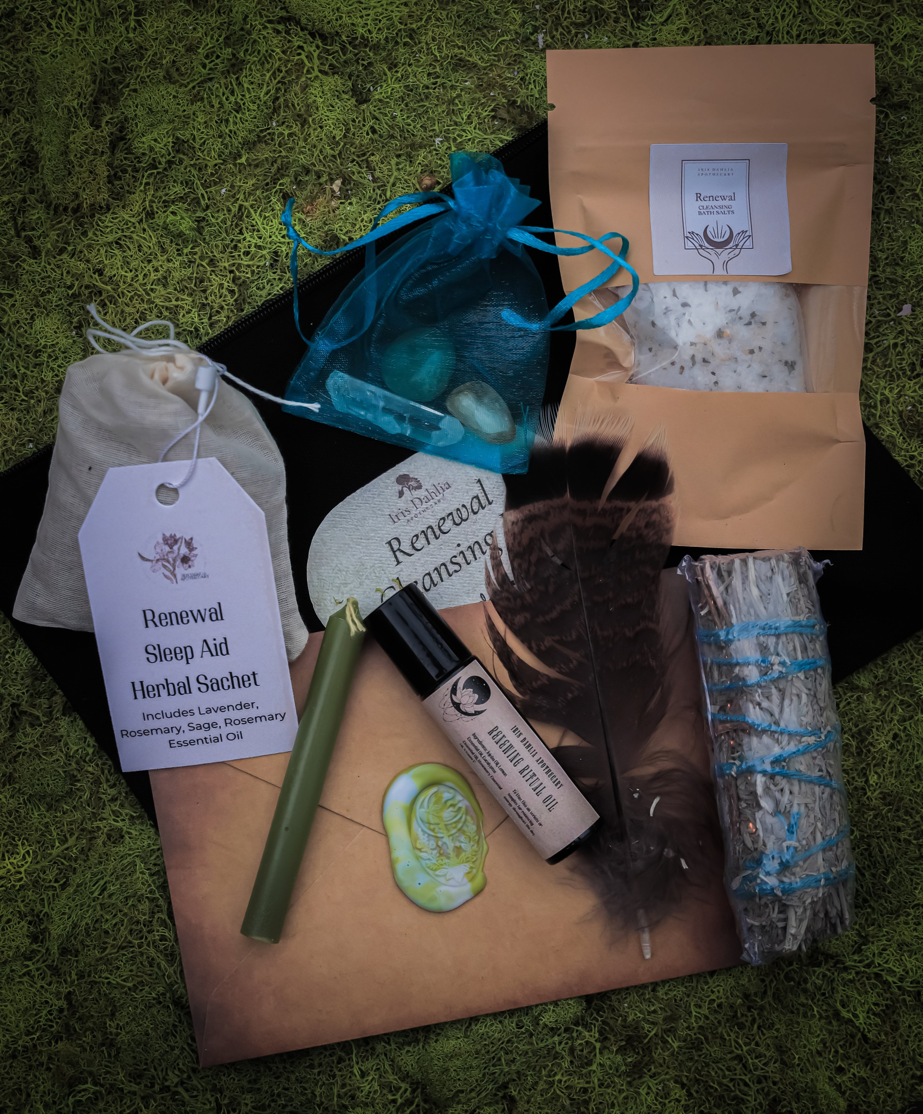🌿 Spiritual Cleansing Kits – Choose Renewal, Grounding, or Love & Harmony