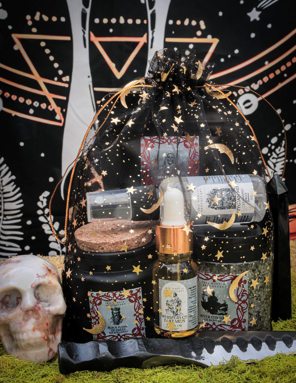 Hades Ritual Kit – Shadow Work & Underworld Deity Devotion Set