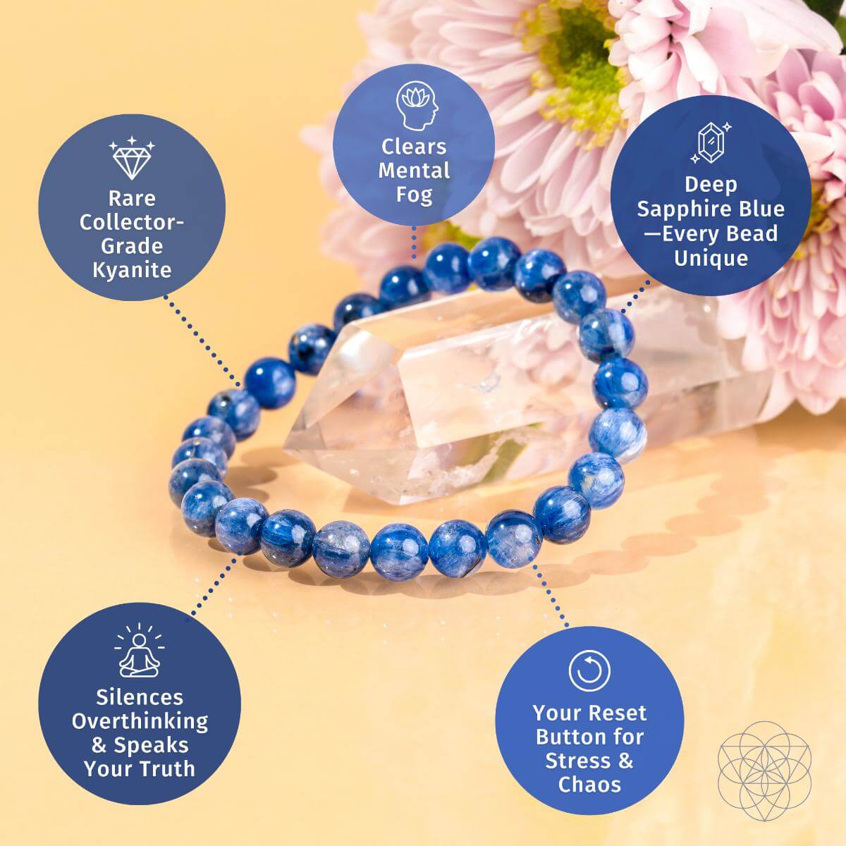 My Truth, My Power – Rare Kyanite Bracelet | Bracelet | Wiccan Center
