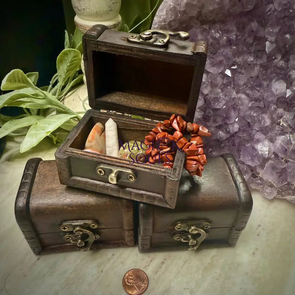 Mystery Crystal Treasure Chest | Crystal Gift Sets | Wiccan Center