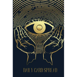 Daily Card Spread: Tarot 3 Card Spread Tracker - Gift For Cardreaders - Paperback | Books | Wiccan Center