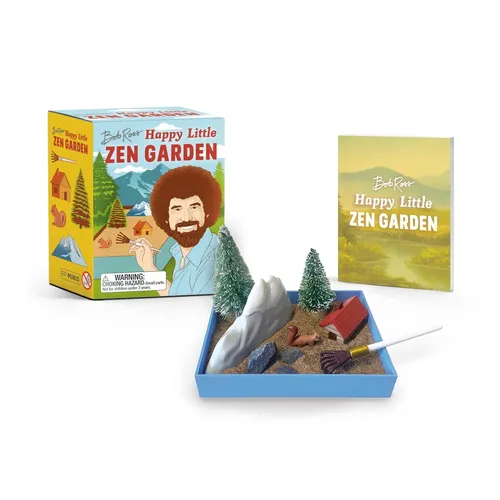 Bob Ross Happy Little Zen Garden - Paperback | Books | Wiccan Center