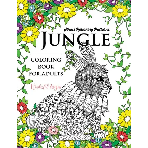Jungle coloring book: An Animals Adult coloring Book - Paperback | Books | Wiccan Center