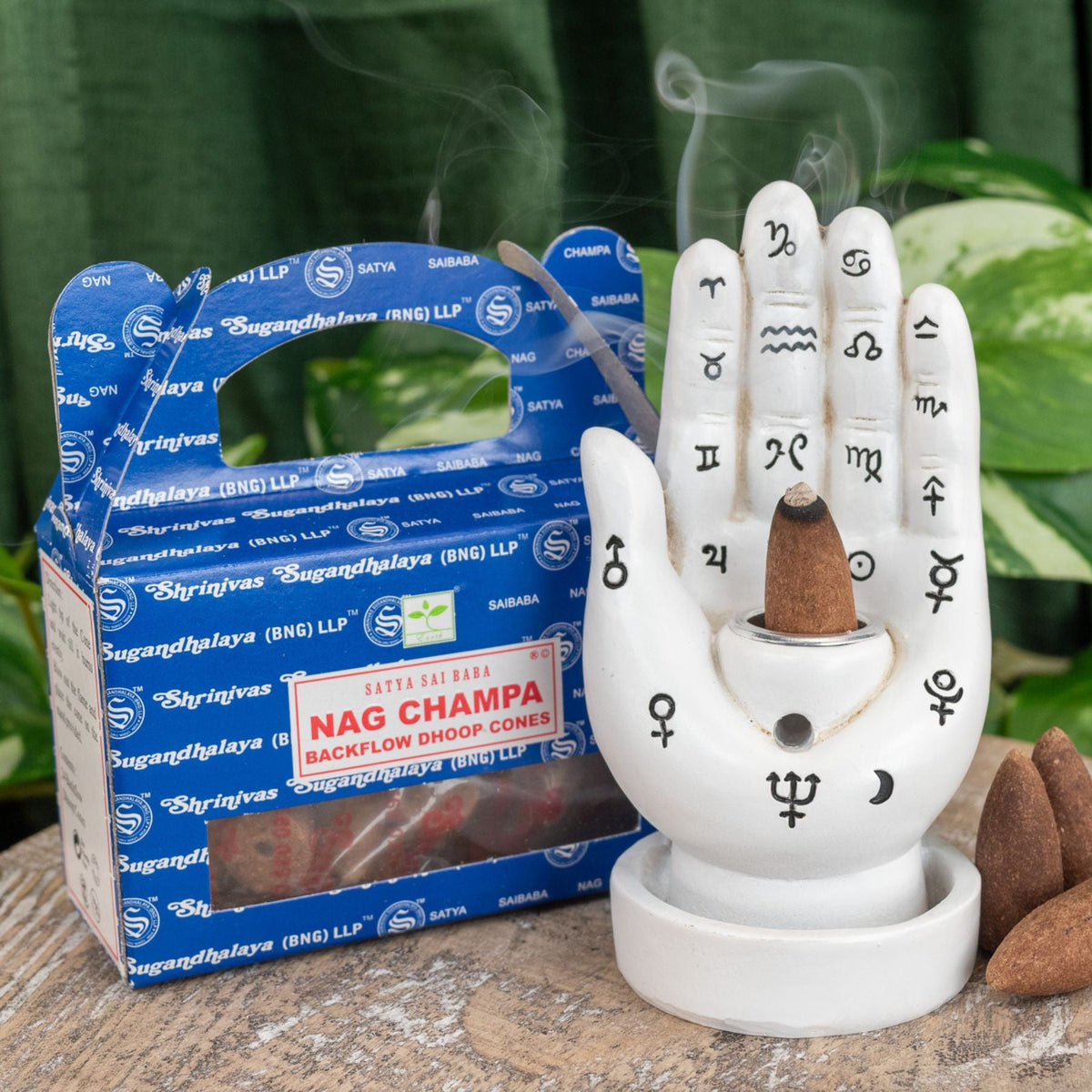 Satya Backflow Incense Cones | | Wiccan Center