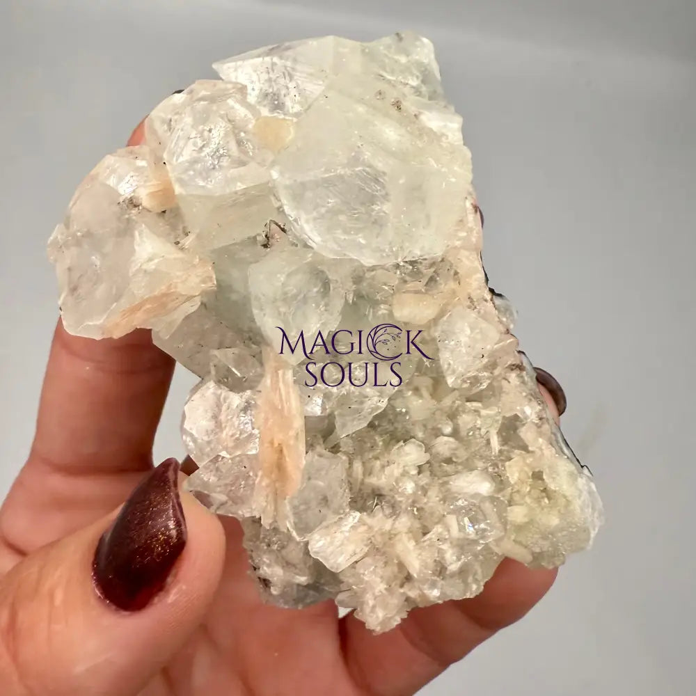 Natural Apophyllite Crystal Clusters | Crystal Specimens & Minerals | Wiccan Center