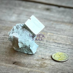 Natural Pyrite Cube in Matrix | Rocks & Fossils | Wiccan Center