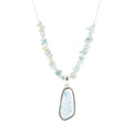 Natural Wonders Blue Larimar and Sterling Silver Necklace | Necklaces | Wiccan Center