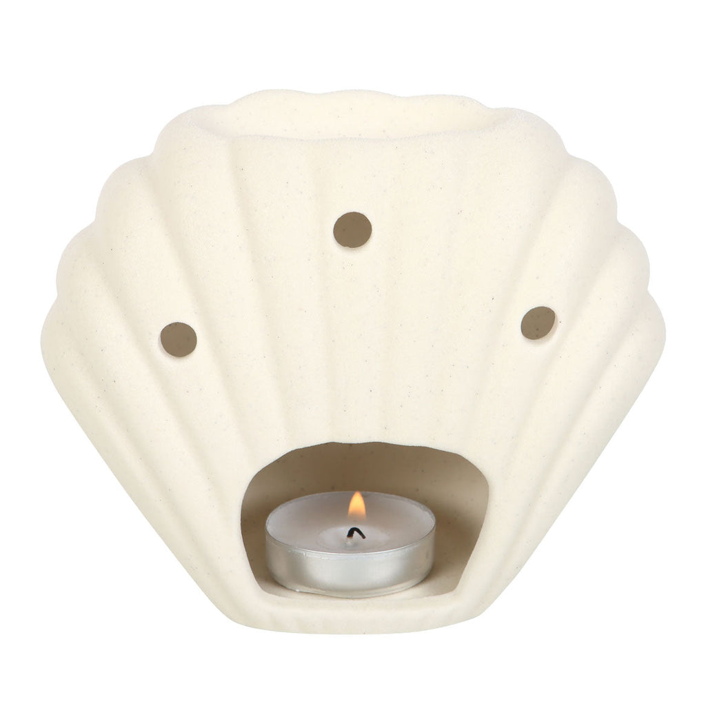 Nautical Seashell Oil Burner and Wax Warmer | Wax Melt Warmer | Wiccan Center
