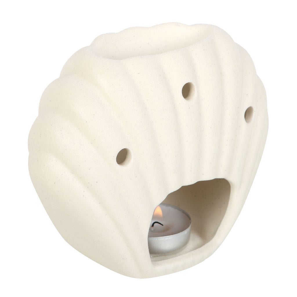 Nautical Seashell Oil Burner and Wax Warmer | Wax Melt Warmer | Wiccan Center