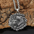 Vikings Geri and Freki Stainless Steel Pendant Necklace | Pendants & Necklaces | Wiccan Center