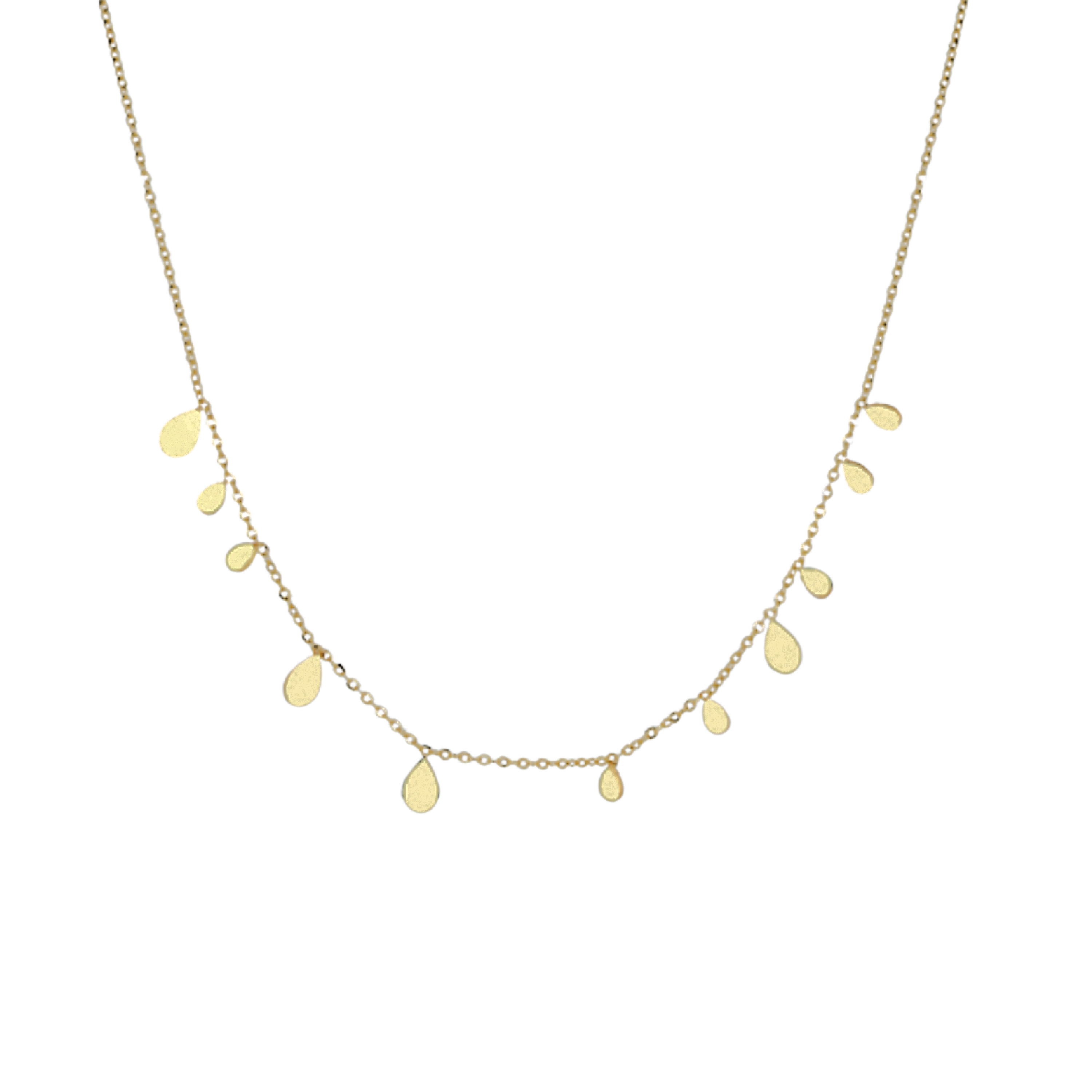 Teardrop Charm Necklace
