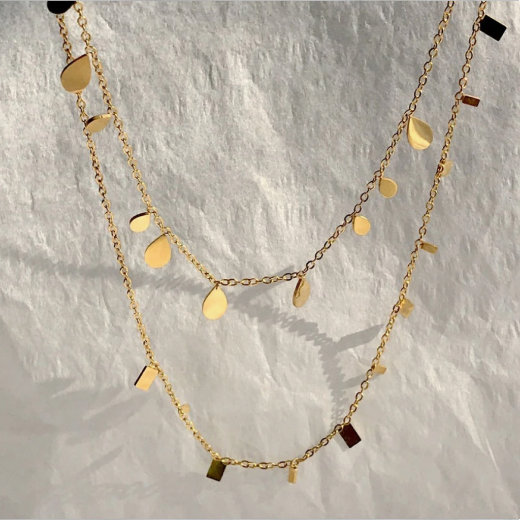 Rectangle Charm Necklace