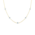 The Periwinkle Peony Necklace