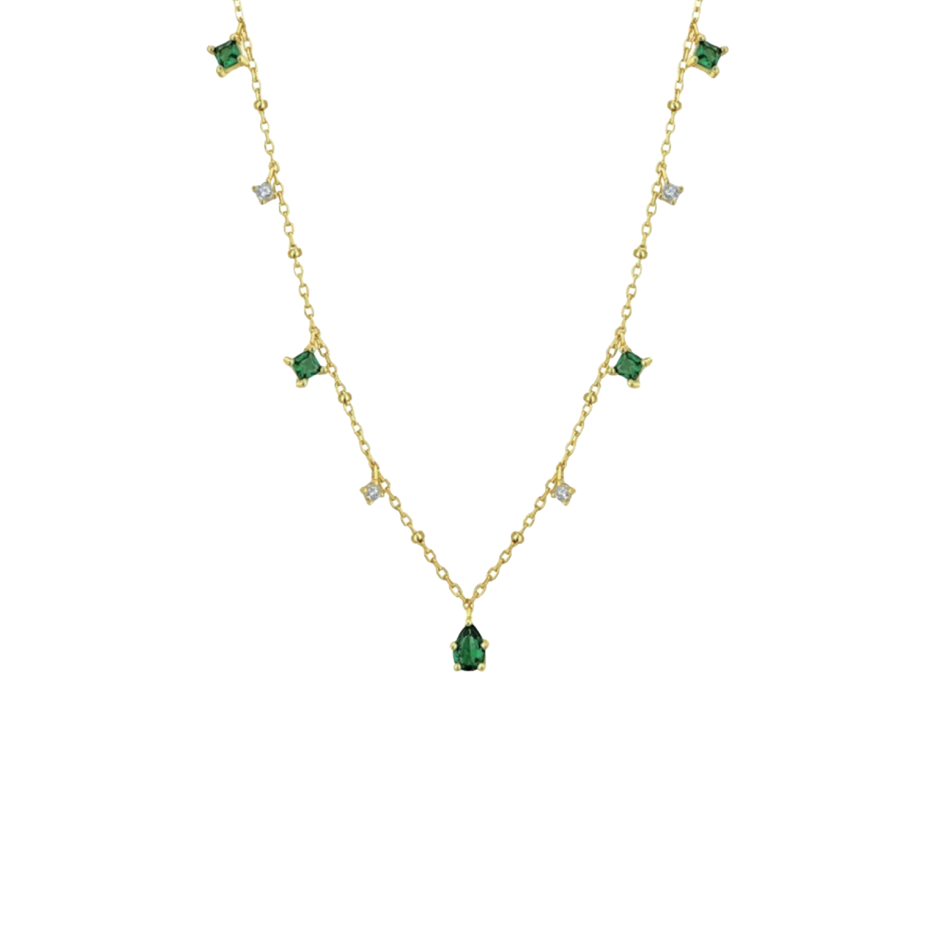 The Sea Green Gem Necklace