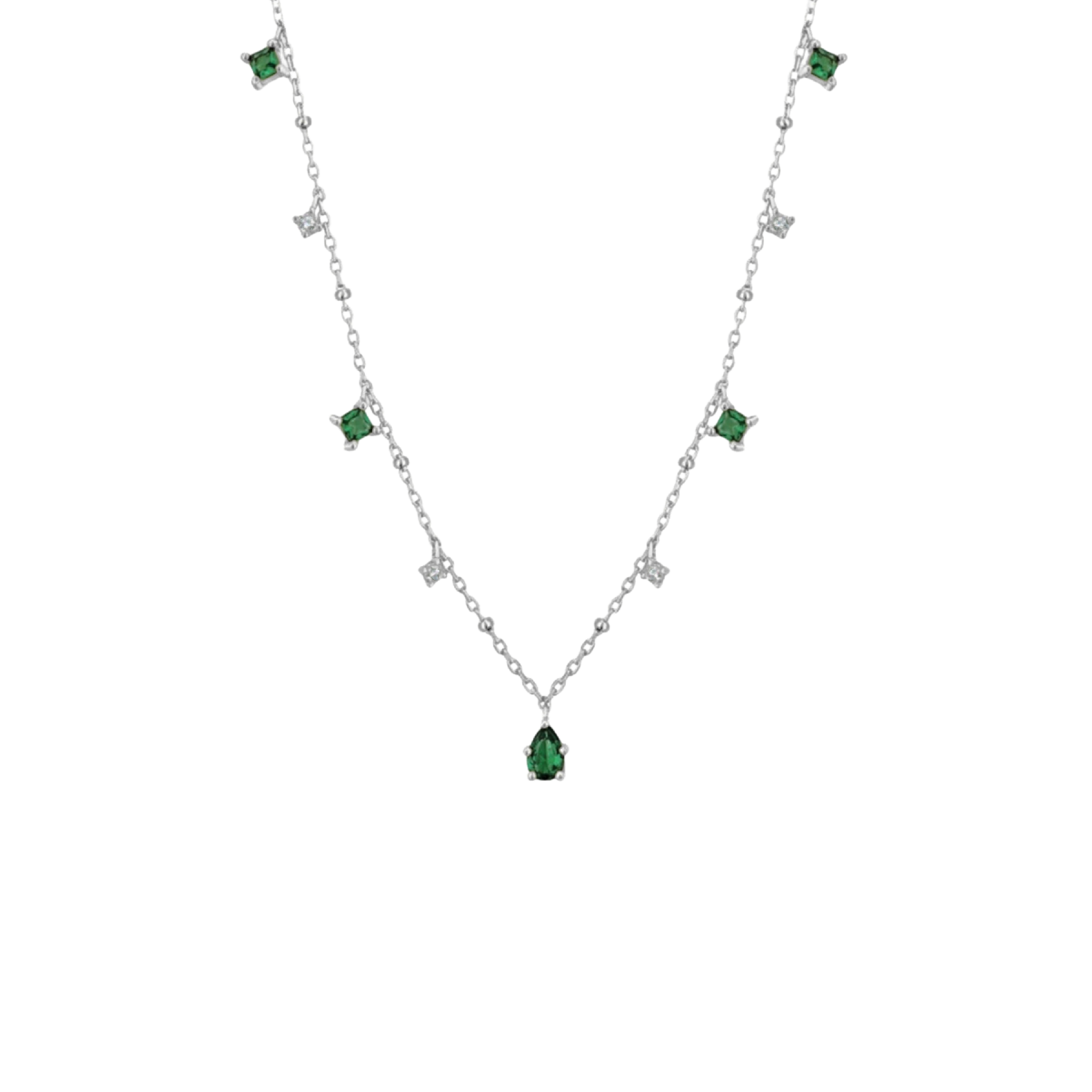 The Sea Green Gem Necklace