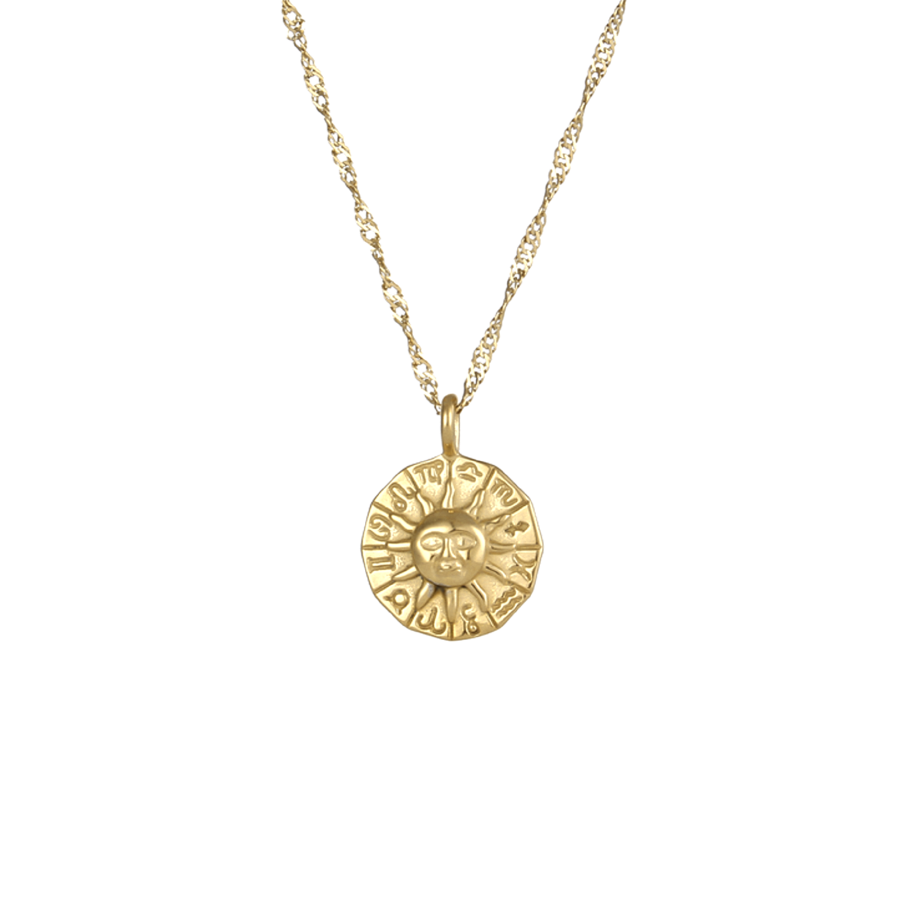 Zodiac Sun Necklace
