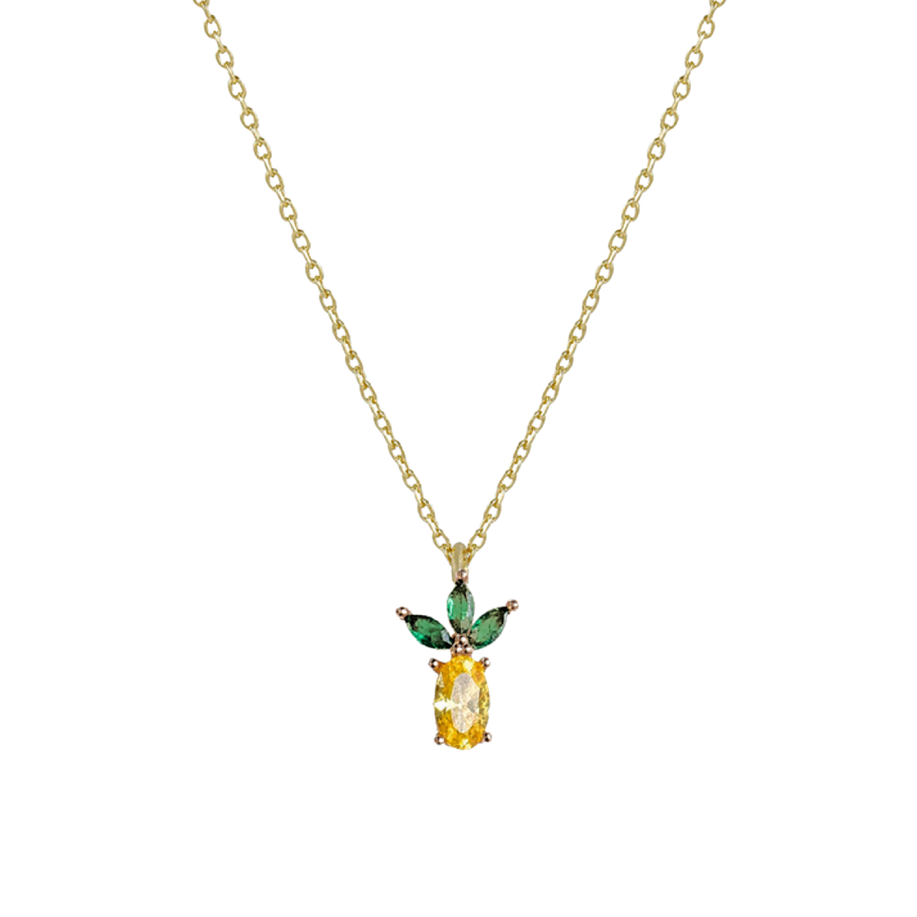 Pineapple Charm Necklace