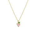 Peach Charm Necklace