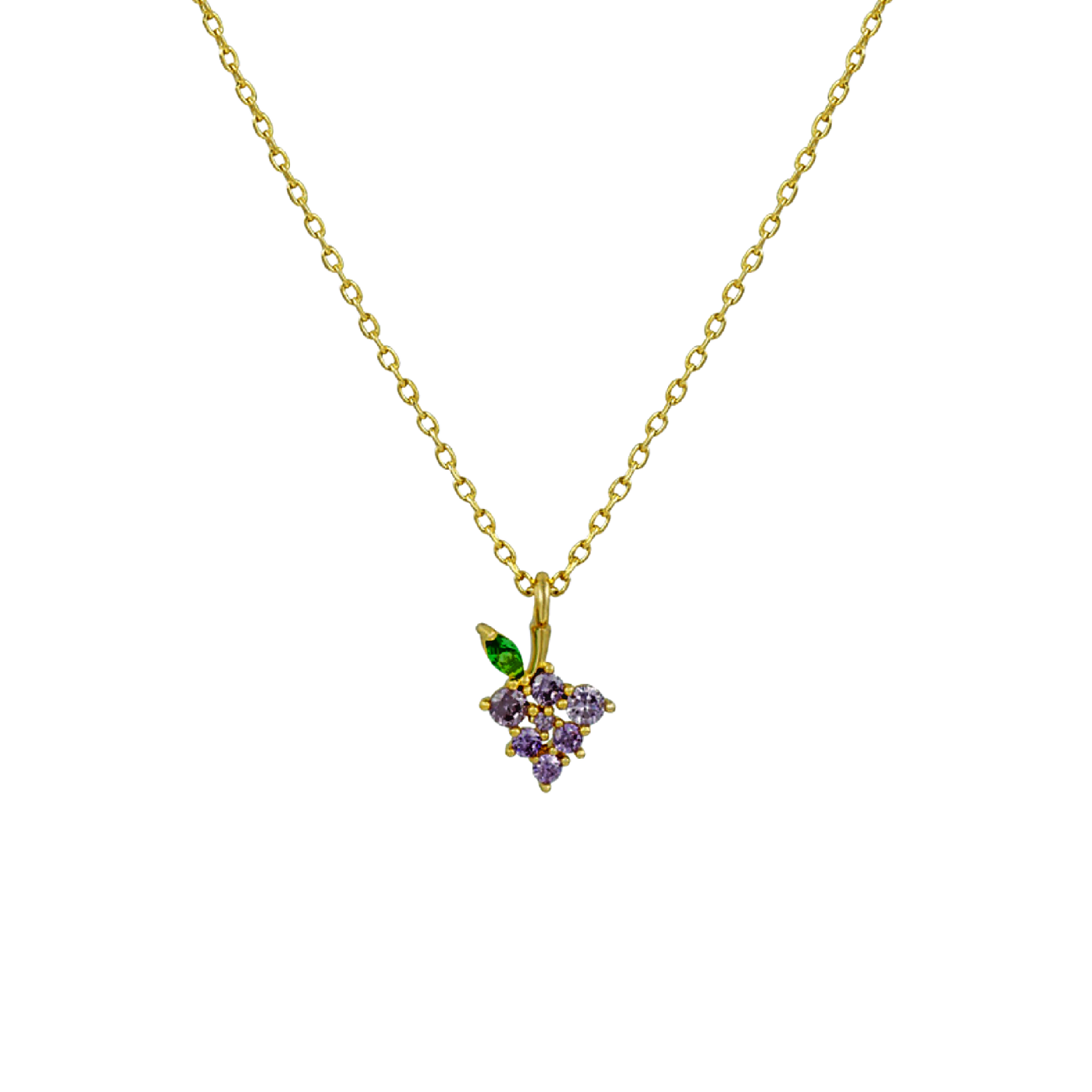 Orange Charm Necklace