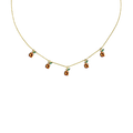 Orange Fruit Charm Necklace