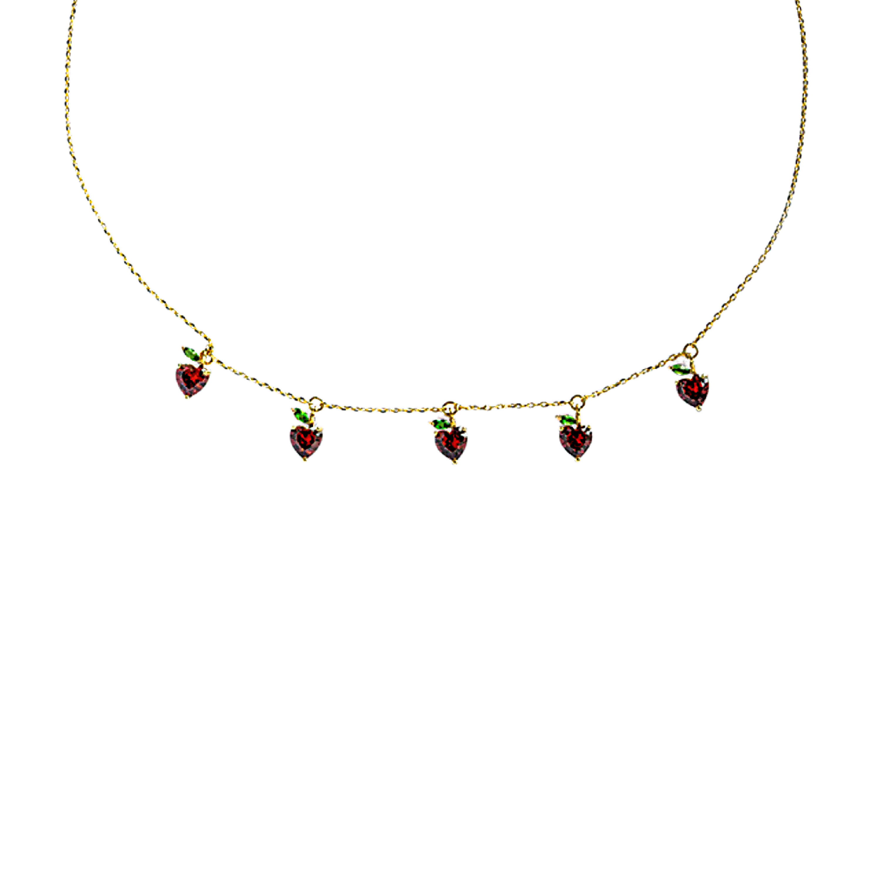 Orange Fruit Charm Necklace
