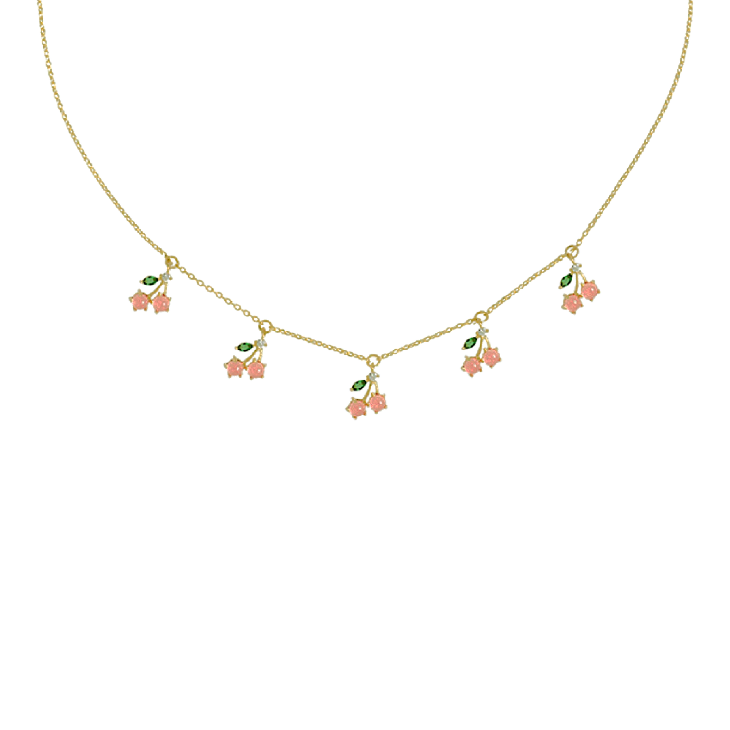 Lemon Fruit Charm Necklace