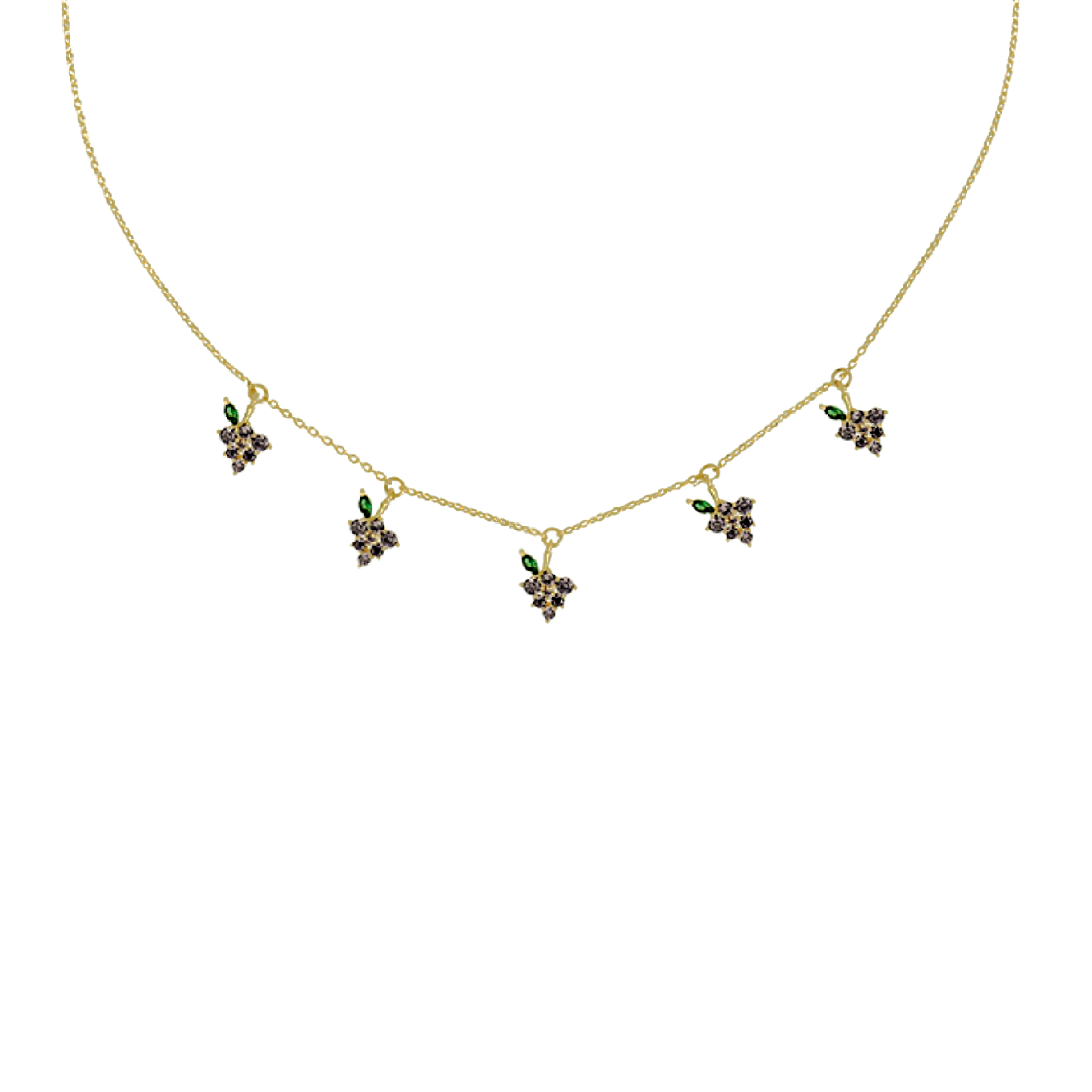 Cherry Fruit Charm Necklace