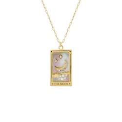 The Moon Tarot Card Necklace | Necklaces | Wiccan Center
