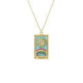 The Sun Tarot Card Necklace