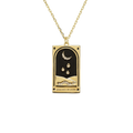 The Serpent Tarot Card Necklace
