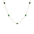 Olivia Square Gem Necklace
