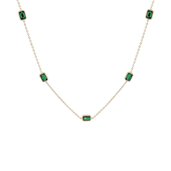 Olivia Square Gem Necklace | Necklaces | Wiccan Center