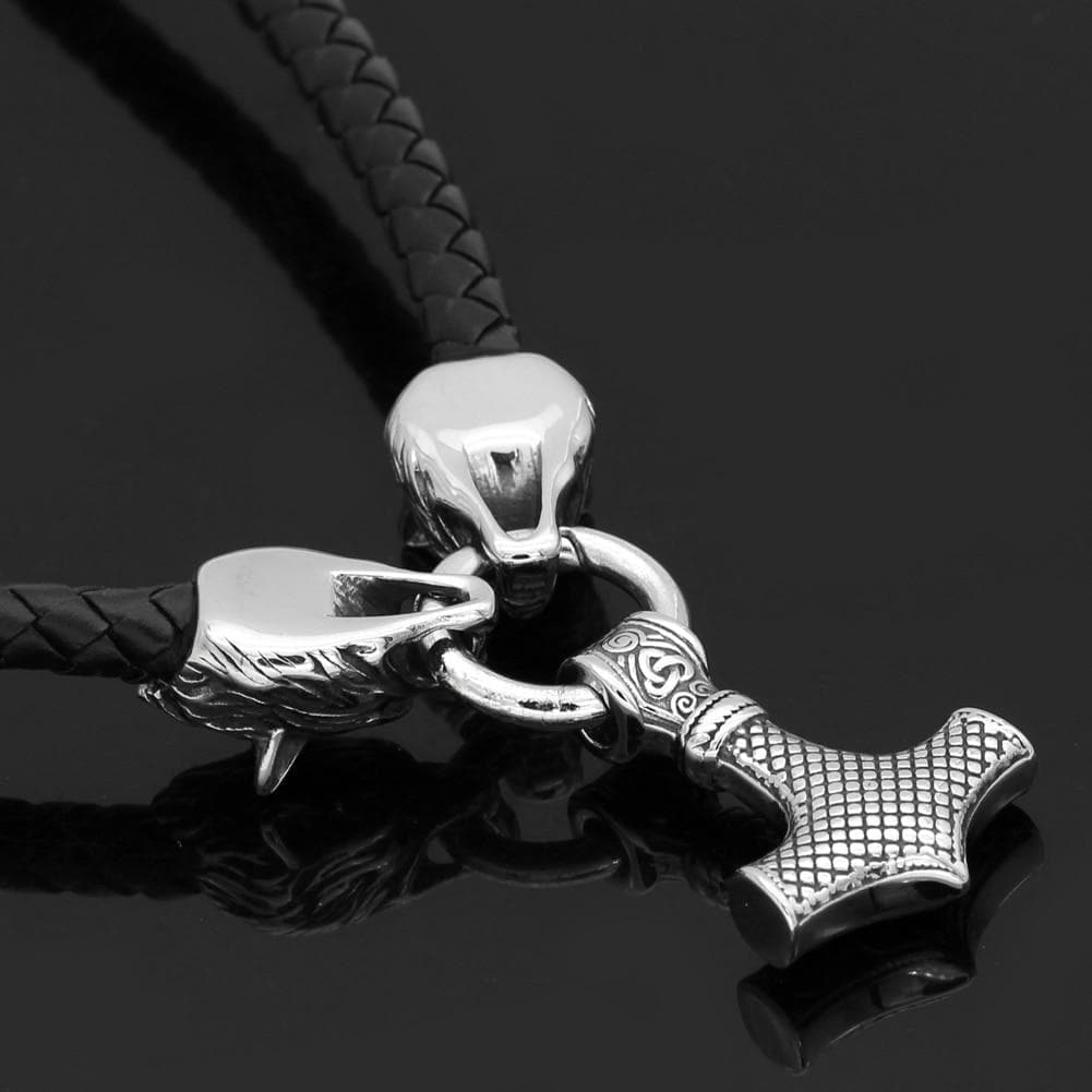 Viking Hammer Thor Mjölnir Necklace | Pendants & Necklaces | Wiccan Center