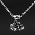 Vikings Mjolnir Stainless Steel Chain Necklace | Pendants & Necklaces | Wiccan Center