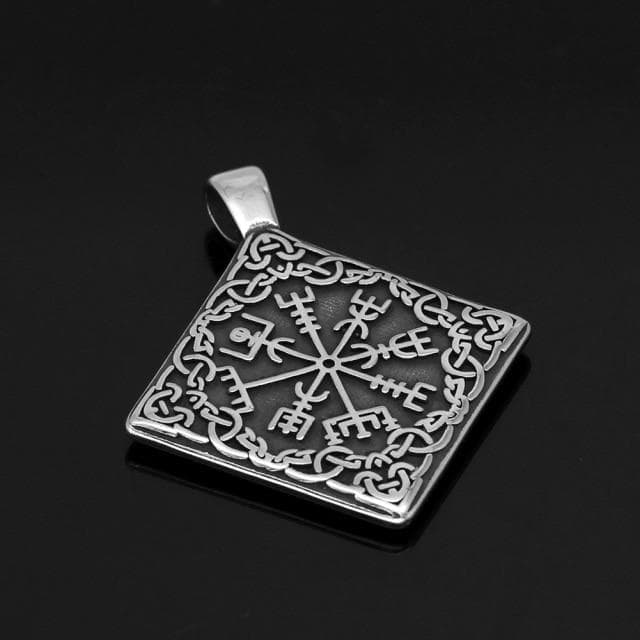 Vikings Nordic Vegvisir Stainless Steel Necklace | Necklaces | Wiccan Center