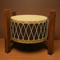 24" x 12" Pow Wow Drum Set with Stand & Sticks - Native Style Group Drum