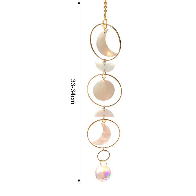 New Crystal Guardian Angel Wing Sun Catcher Angel Crystal Prism Pendant Sun Catcher Windows Outdoor Garden Hanging Decor Gifts Rainbow Collection With Crystal Wind Chimes For Home Garden Hanging Decoration | STWC97T58SEDRT | Wiccan Center