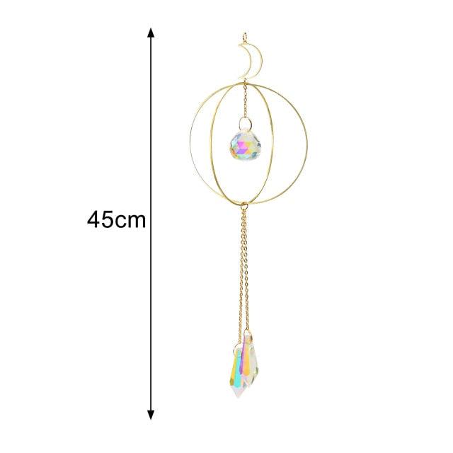 New Crystal Guardian Angel Wing Sun Catcher Angel Crystal Prism Pendant Sun Catcher Windows Outdoor Garden Hanging Decor Gifts Rainbow Collection With Crystal Wind Chimes For Home Garden Hanging Decoration | STWC97T58SEDRT | Wiccan Center