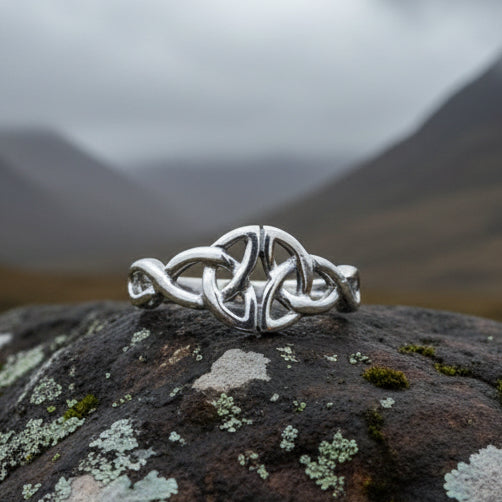 Torra Sterling Silver Trinity Knot Ring | Ring | Wiccan Center