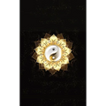 Glowing Golden Ring Yang-Yang Lotus Flower Diary, Journal, and/or Notebook: Perfect for Fans of Astrology, Dark Magic, Fantasy, Mindfulness, Occult, P - Hardcover | Books | Wiccan Center