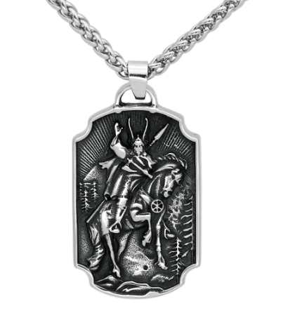 Vikings Valkyrie and Yggdrasil Pendant Necklace | Pendant Necklaces | Wiccan Center