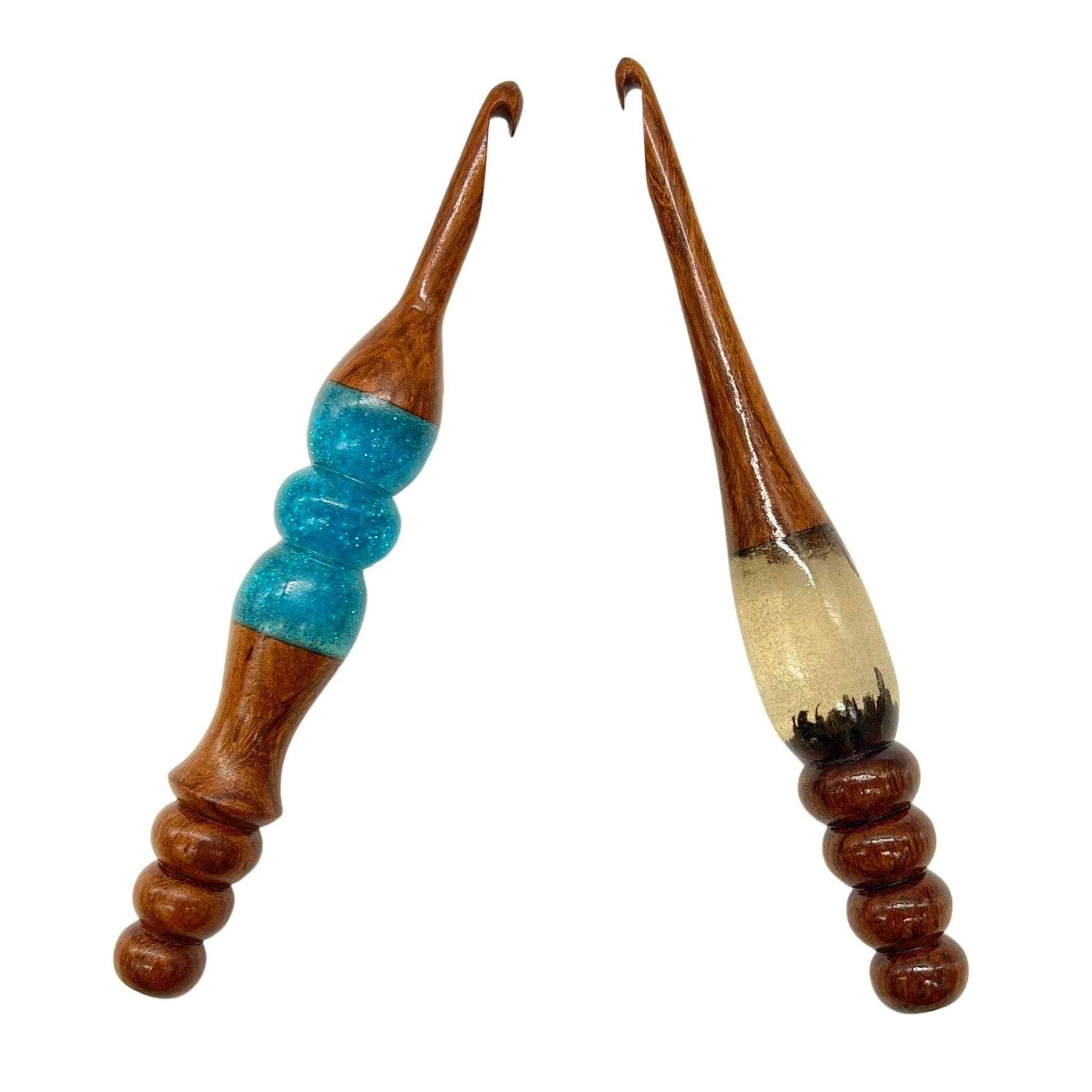 Sparkle Rosewood Crochet Hook | Notions and Tools | Wiccan Center
