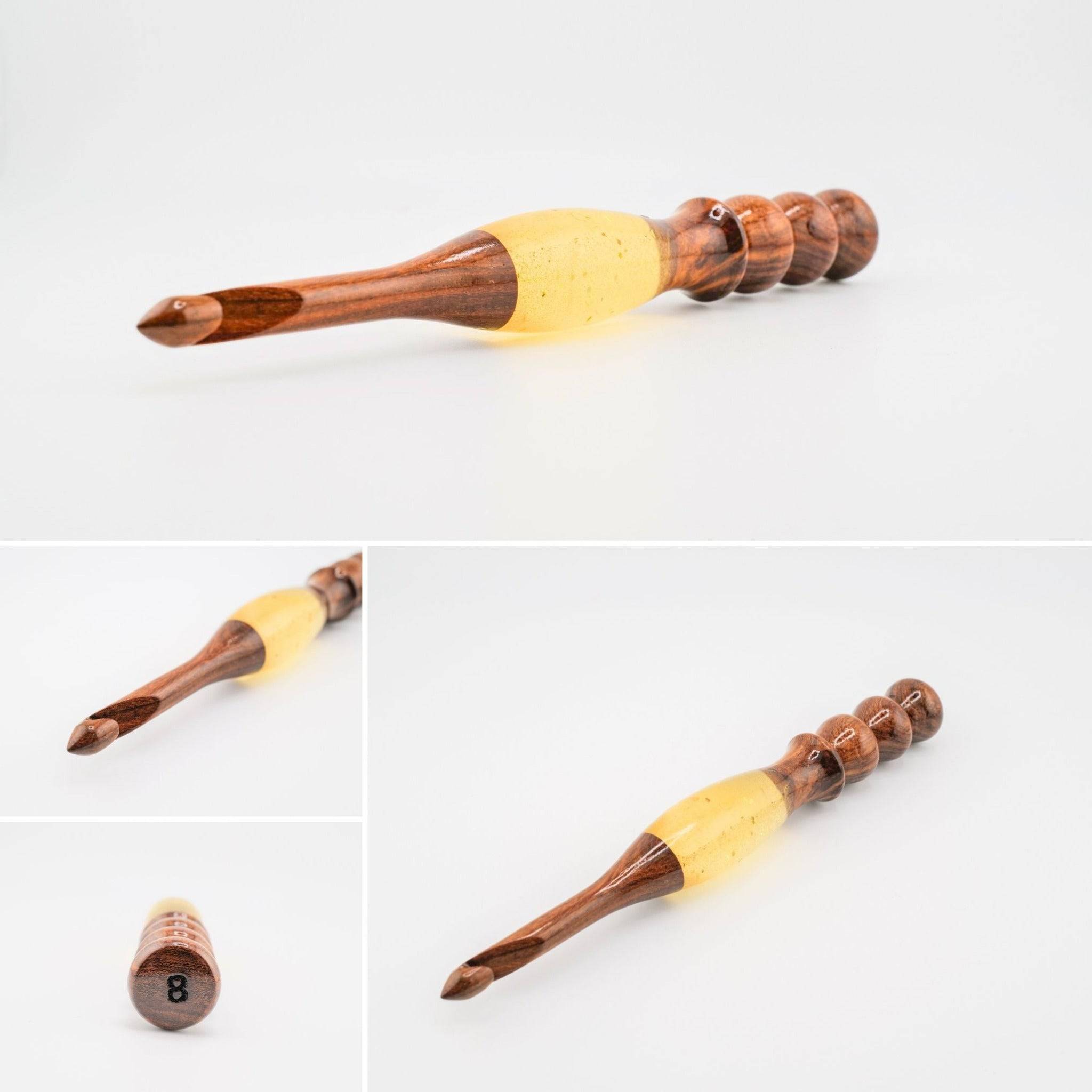 Sparkle Rosewood Crochet Hook | Notions and Tools | Wiccan Center