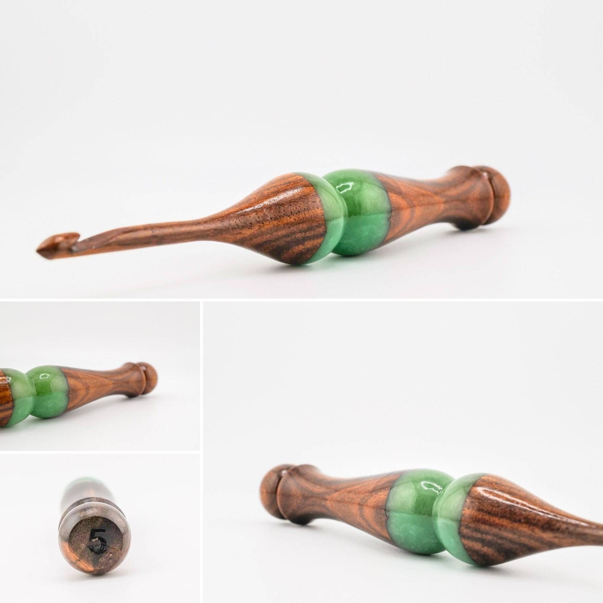 Sparkle Rosewood Crochet Hook | Notions and Tools | Wiccan Center