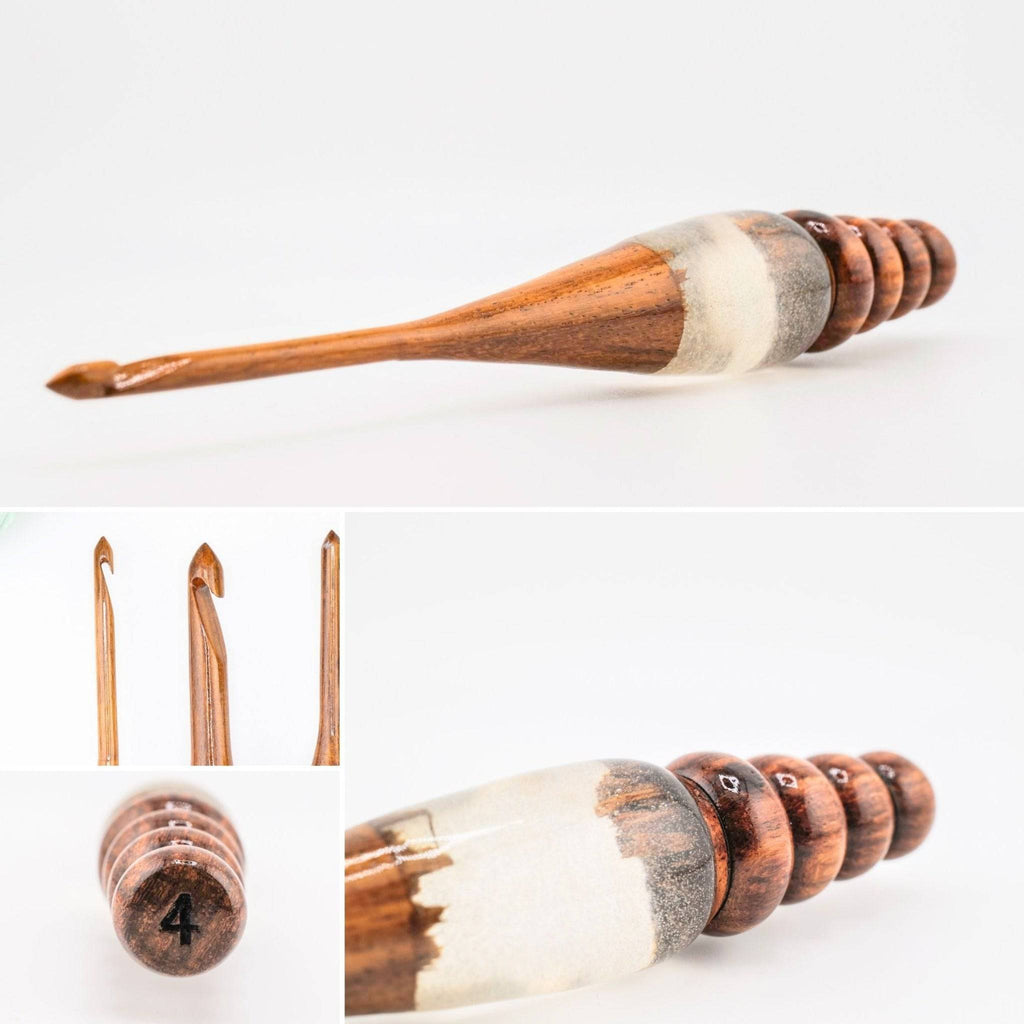 Sparkle Rosewood Crochet Hook | Notions and Tools | Wiccan Center