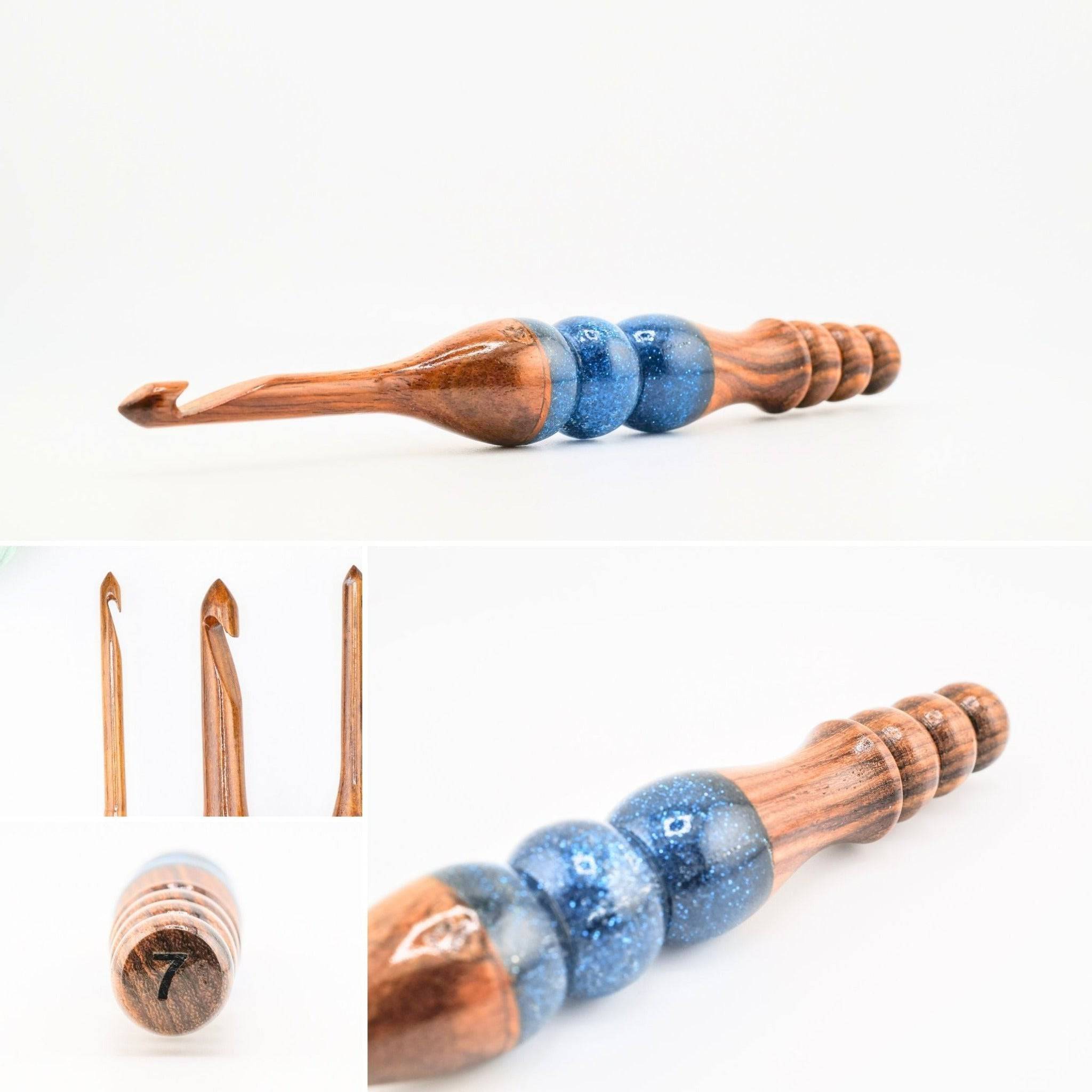 Sparkle Rosewood Crochet Hook | Notions and Tools | Wiccan Center