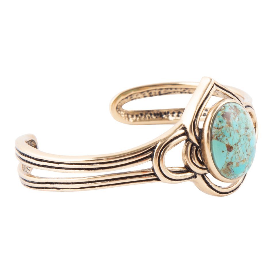 Nova Turquoise and Bronze Cuff Bracelet | Bracelets | Wiccan Center